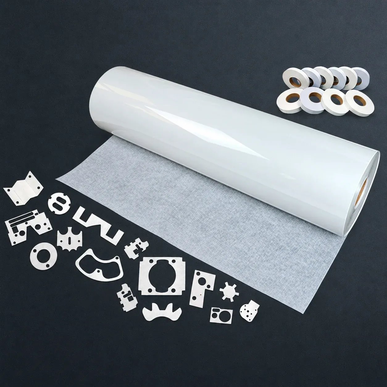 DMD and DM insulation laminate roll with slit rolls and shaped motor insulation parts