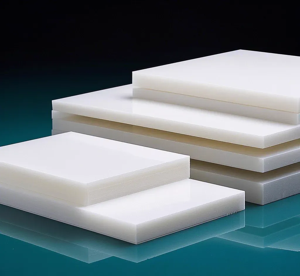 White PTFE sheets in multiple thicknesses