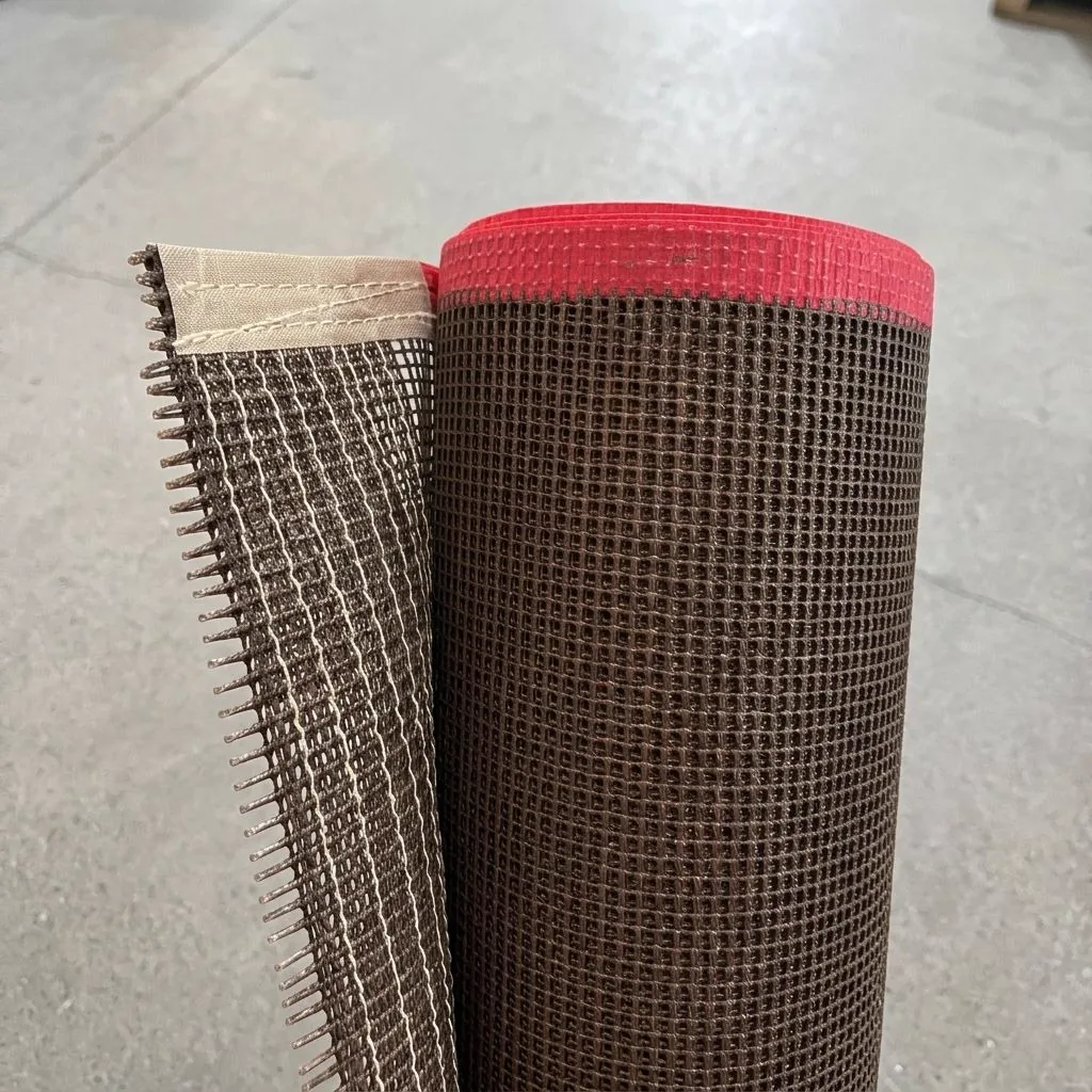 PTFE-coated fiberglass mesh close-up
